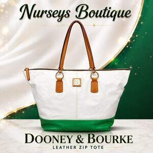 Dooney & Bourke Leather O Ring Colorblock Shopper Tote NWT